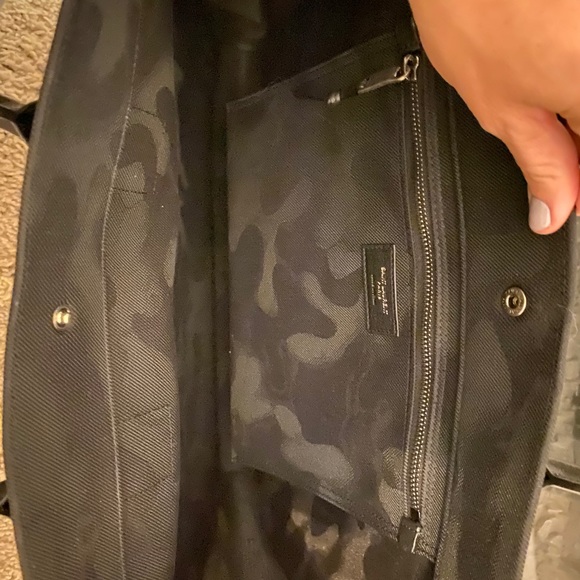 Saint Laurent Rive Gauche tote black camo - Picture 5 of 5